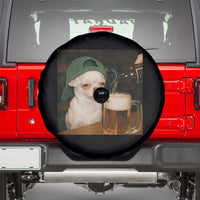 Funny Chihuahua St Patricks Day Meme Spare Tire Cover Chihuahua Smoking Irish Beer Lover
