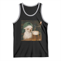 Funny Chihuahua St Patricks Day Meme Tank Top Chihuahua Smoking Irish Beer Lover