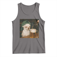 Funny Chihuahua St Patricks Day Meme Tank Top Chihuahua Smoking Irish Beer Lover