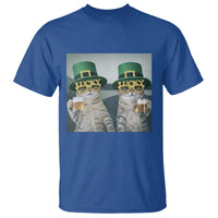 Funny St Patricks Day Cats Drinking Beer Meme T Shirt