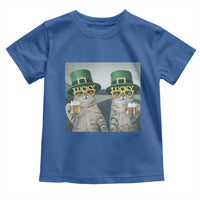 Funny St Patricks Day Cats Drinking Beer Meme Toddler T Shirt