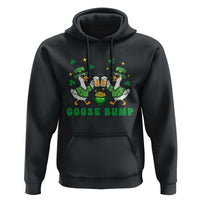 Funny St Patricks Day Goose Drinking Beer Hoodie Goose Bump