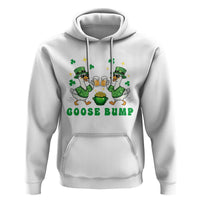 Funny St Patricks Day Goose Drinking Beer Hoodie Goose Bump