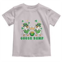 Funny St Patricks Day Goose Drinking Beer Toddler T Shirt Goose Bump