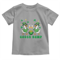 Funny St Patricks Day Goose Drinking Beer Toddler T Shirt Goose Bump