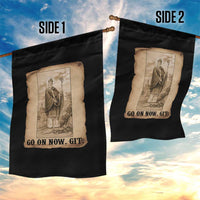 Funny Saint Patrick Irish Catholic St Patrick's Day Garden Flag Go On Now Git