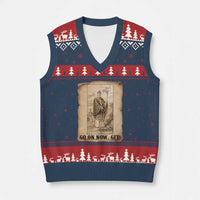 Funny Saint Patrick Irish Catholic St Patrick's Day V-Neck Knit Sweater Vest Go On Now Git