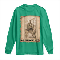 Funny Saint Patrick Irish Catholic St Patrick's Day Long Sleeve Shirt Go On Now Git