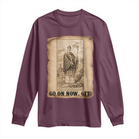 Funny Saint Patrick Irish Catholic St Patrick's Day Long Sleeve Shirt Go On Now Git