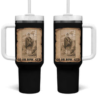 Funny Saint Patrick Irish Catholic St Patrick's Day Tumbler With Handle Go On Now Git
