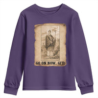Funny Saint Patrick Irish Catholic St Patrick's Day Youth Sweatshirt Go On Now Git