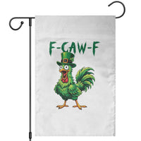 Funny St Patricks Day Lucky Chicken Garden Flag F Caw F