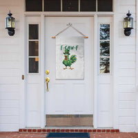 Funny St Patricks Day Lucky Chicken Garden Flag F Caw F