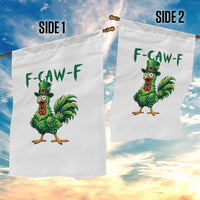 Funny St Patricks Day Lucky Chicken Garden Flag F Caw F