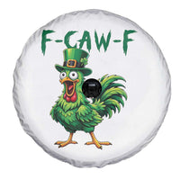 Funny St Patricks Day Lucky Chicken Spare Tire Cover F Caw F