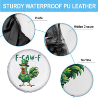 Funny St Patricks Day Lucky Chicken Spare Tire Cover F Caw F