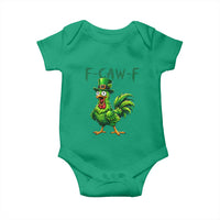 Funny St Patricks Day Lucky Chicken Baby Onesie F Caw F