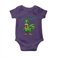 Funny St Patricks Day Lucky Chicken Baby Onesie F Caw F