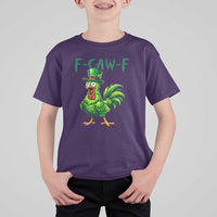 Funny St Patricks Day Lucky Chicken T Shirt For Kid F Caw F