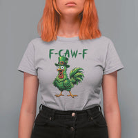 Funny St Patricks Day Lucky Chicken T Shirt For Women F Caw F