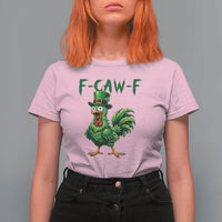 Funny St Patricks Day Lucky Chicken T Shirt For Women F Caw F