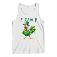 Funny St Patricks Day Lucky Chicken Tank Top F Caw F