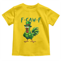 Funny St Patricks Day Lucky Chicken Toddler T Shirt F Caw F