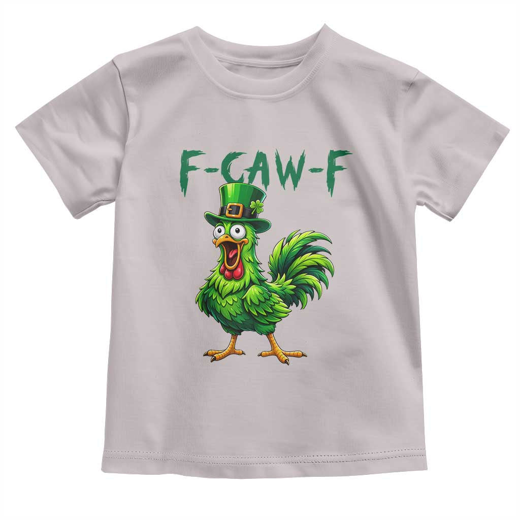 Funny St Patricks Day Lucky Chicken Toddler T Shirt F Caw F