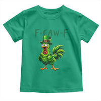 Funny St Patricks Day Lucky Chicken Toddler T Shirt F Caw F