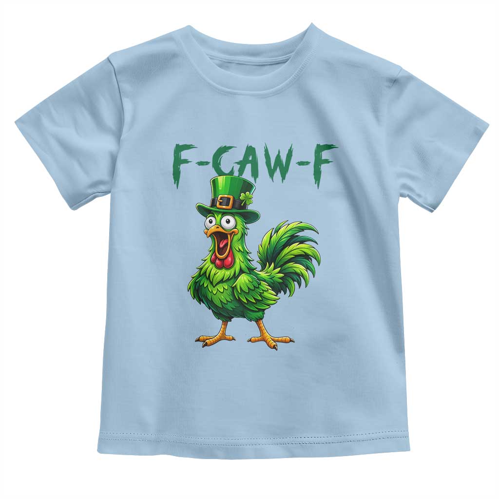 Funny St Patricks Day Lucky Chicken Toddler T Shirt F Caw F