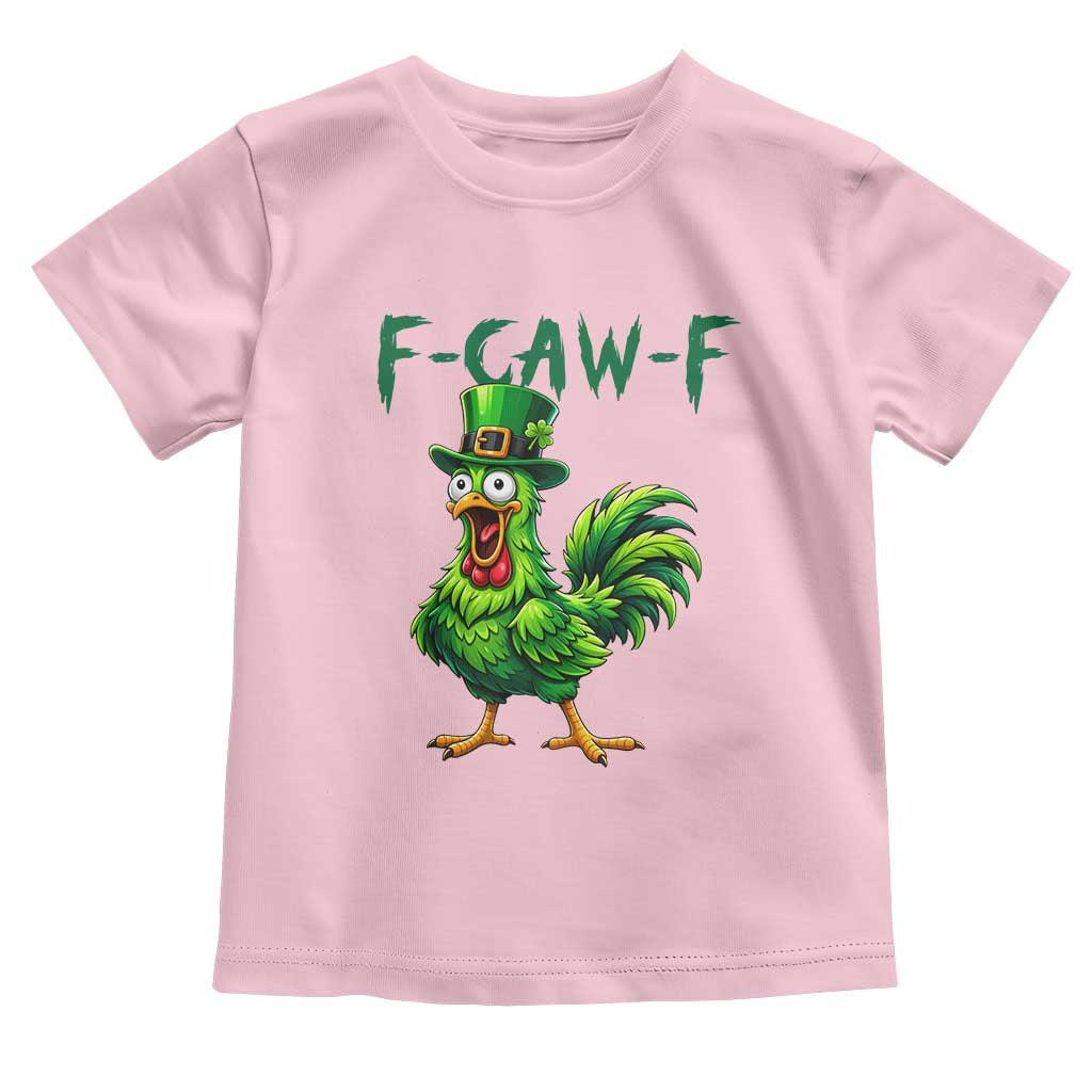 Funny St Patricks Day Lucky Chicken Toddler T Shirt F Caw F