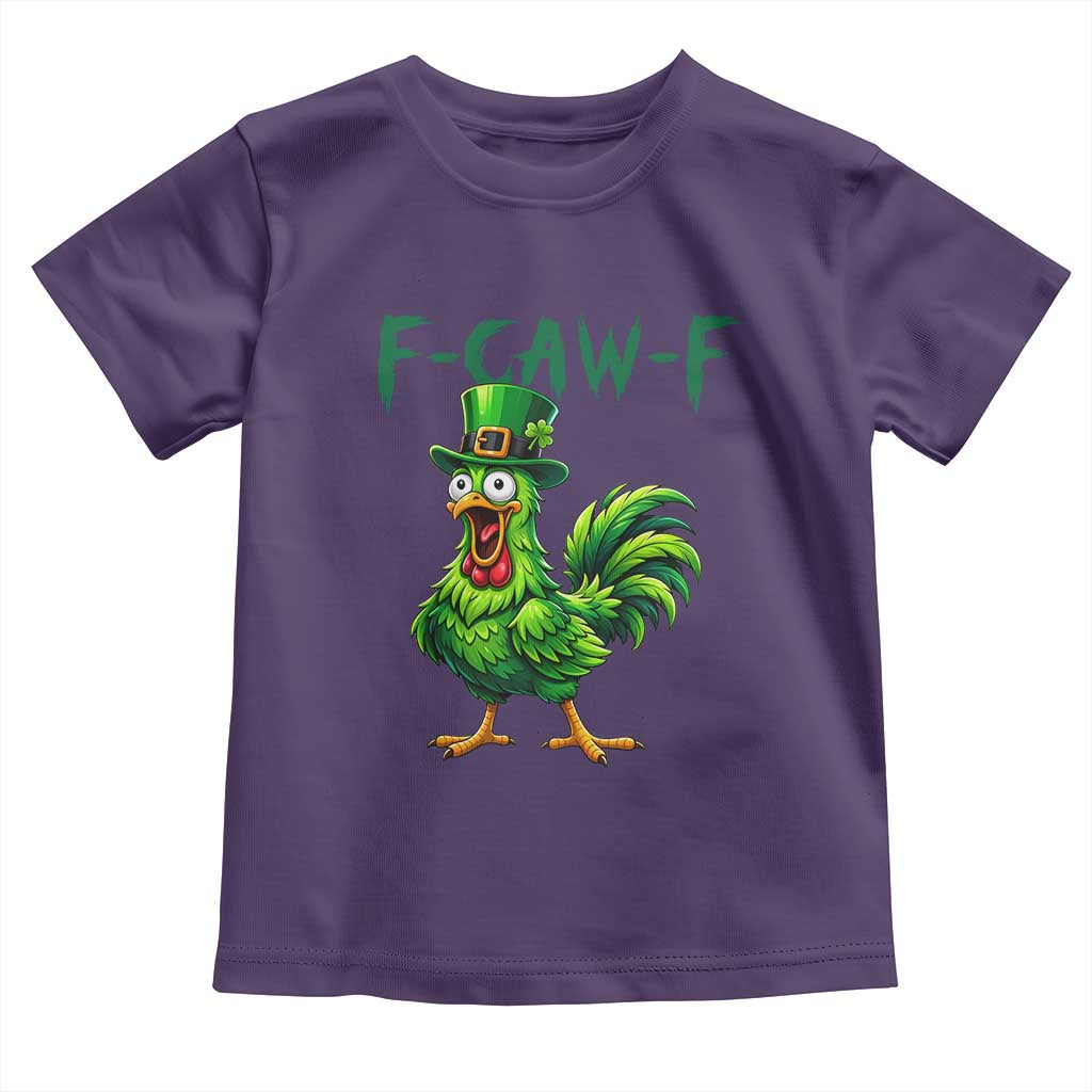 Funny St Patricks Day Lucky Chicken Toddler T Shirt F Caw F