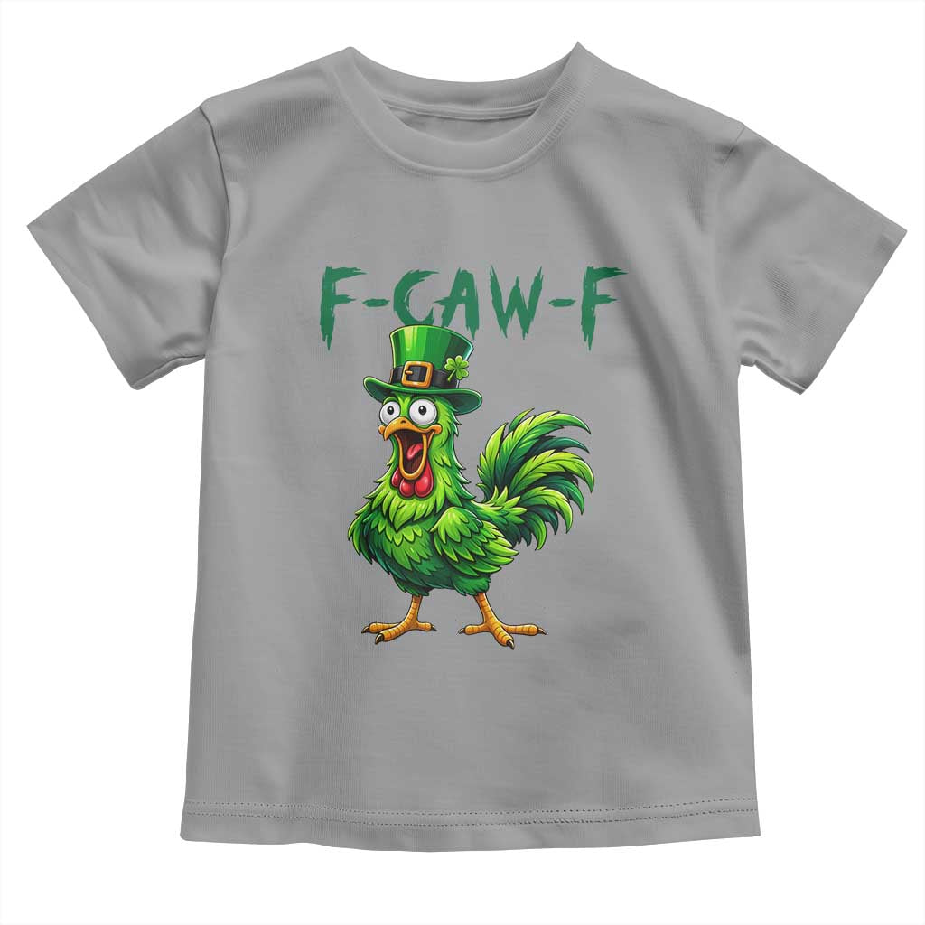 Funny St Patricks Day Lucky Chicken Toddler T Shirt F Caw F