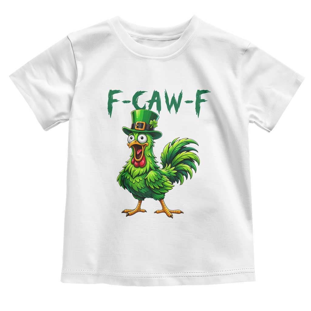 Funny St Patricks Day Lucky Chicken Toddler T Shirt F Caw F