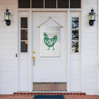 F Caw F Lucky Chicken Garden Flag Funny St Patricks Day