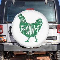 F Caw F Lucky Chicken Spare Tire Cover Funny St Patricks Day