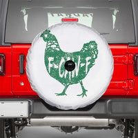 F Caw F Lucky Chicken Spare Tire Cover Funny St Patricks Day