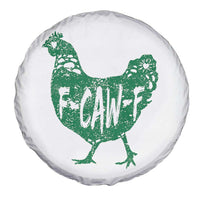 F Caw F Lucky Chicken Spare Tire Cover Funny St Patricks Day