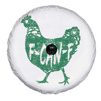 F Caw F Lucky Chicken Spare Tire Cover Funny St Patricks Day