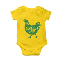 F Caw F Lucky Chicken Baby Onesie Funny St Patricks Day