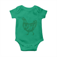 F Caw F Lucky Chicken Baby Onesie Funny St Patricks Day