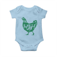 F Caw F Lucky Chicken Baby Onesie Funny St Patricks Day