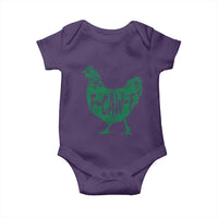 F Caw F Lucky Chicken Baby Onesie Funny St Patricks Day