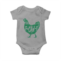 F Caw F Lucky Chicken Baby Onesie Funny St Patricks Day