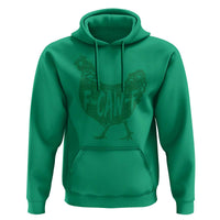 F Caw F Lucky Chicken Hoodie Funny St Patricks Day
