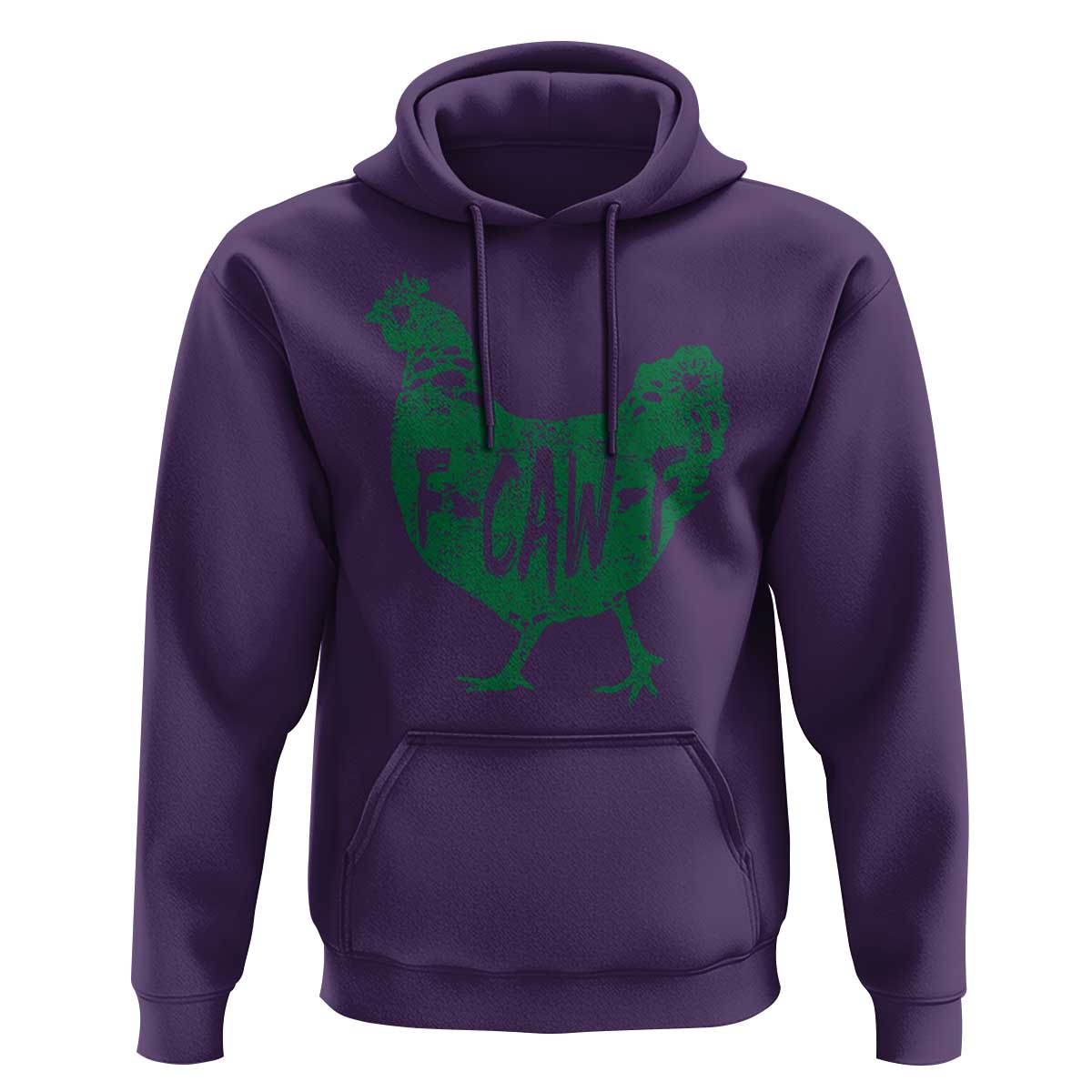 F Caw F Lucky Chicken Hoodie Funny St Patricks Day