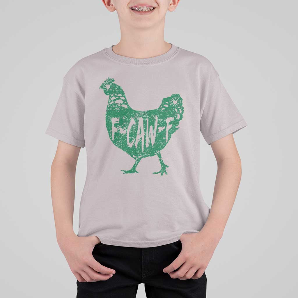 F Caw F Lucky Chicken T Shirt For Kid Funny St Patricks Day