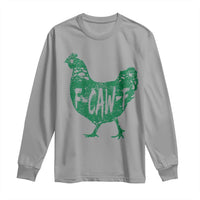 F Caw F Lucky Chicken Long Sleeve Shirt Funny St Patricks Day