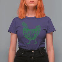 F Caw F Lucky Chicken T Shirt For Women Funny St Patricks Day