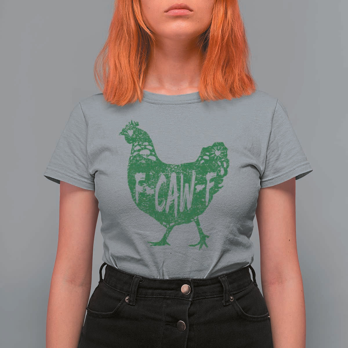 F Caw F Lucky Chicken T Shirt For Women Funny St Patricks Day